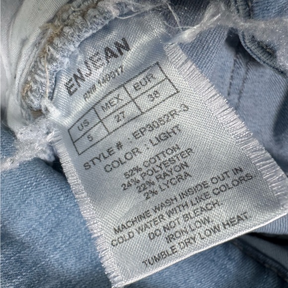 Bundle of 2 Wax Jean & Enjean Skinny Jeans - Medium & Light Wash - Sizes 5/M - Picture 6 of 13